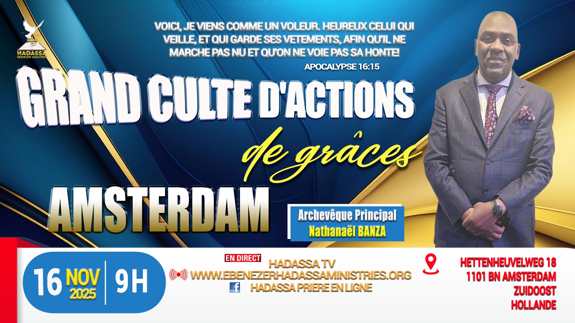 Hadassa Night Brussels 2025 - Grande célébration