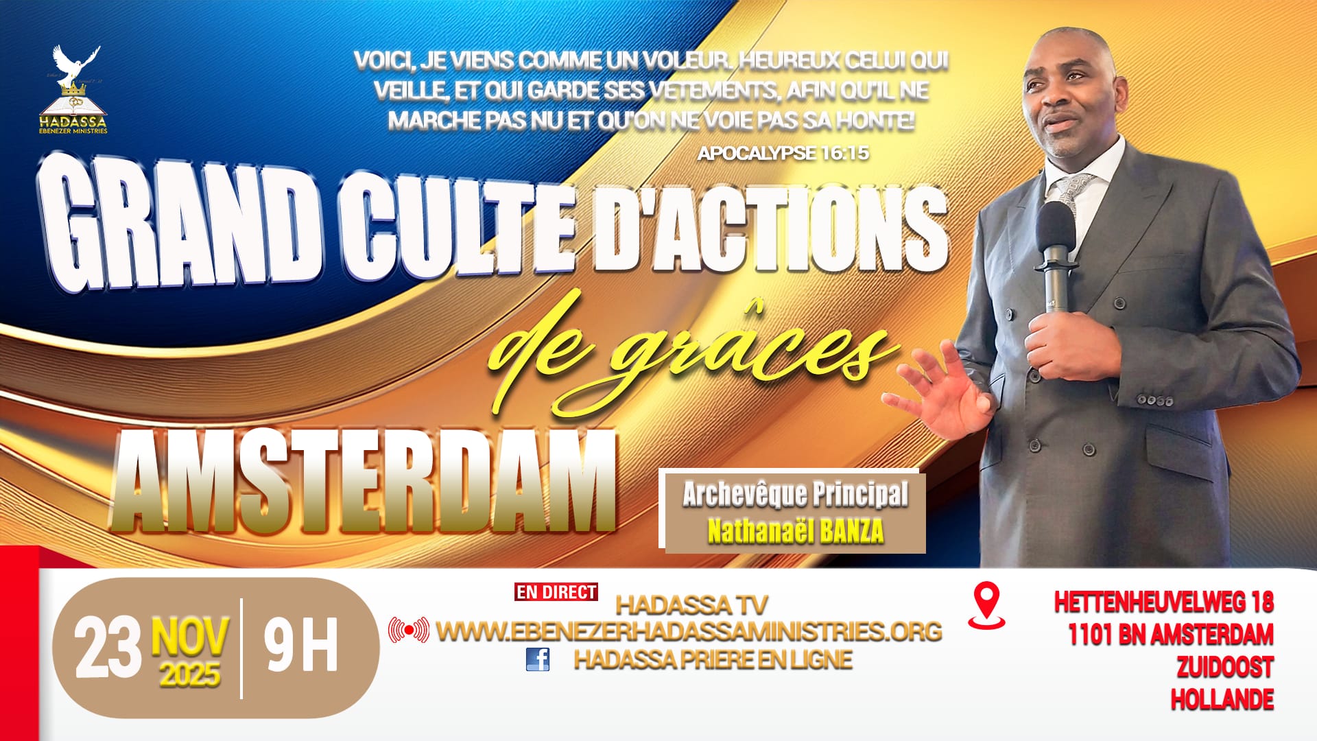 Hadassa Night Brussels 2025 - Grande célébration