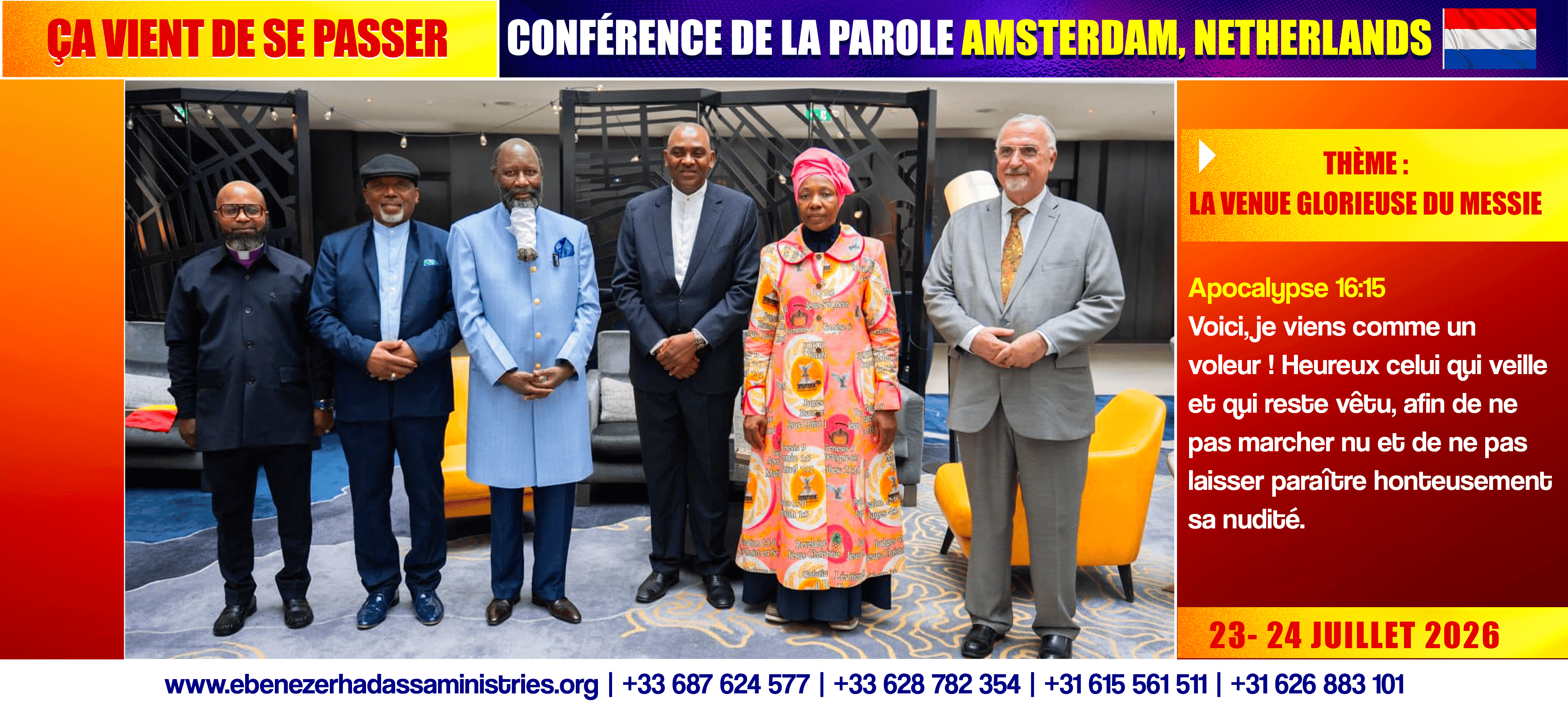 Hadassa Ministries meeting — April 2026