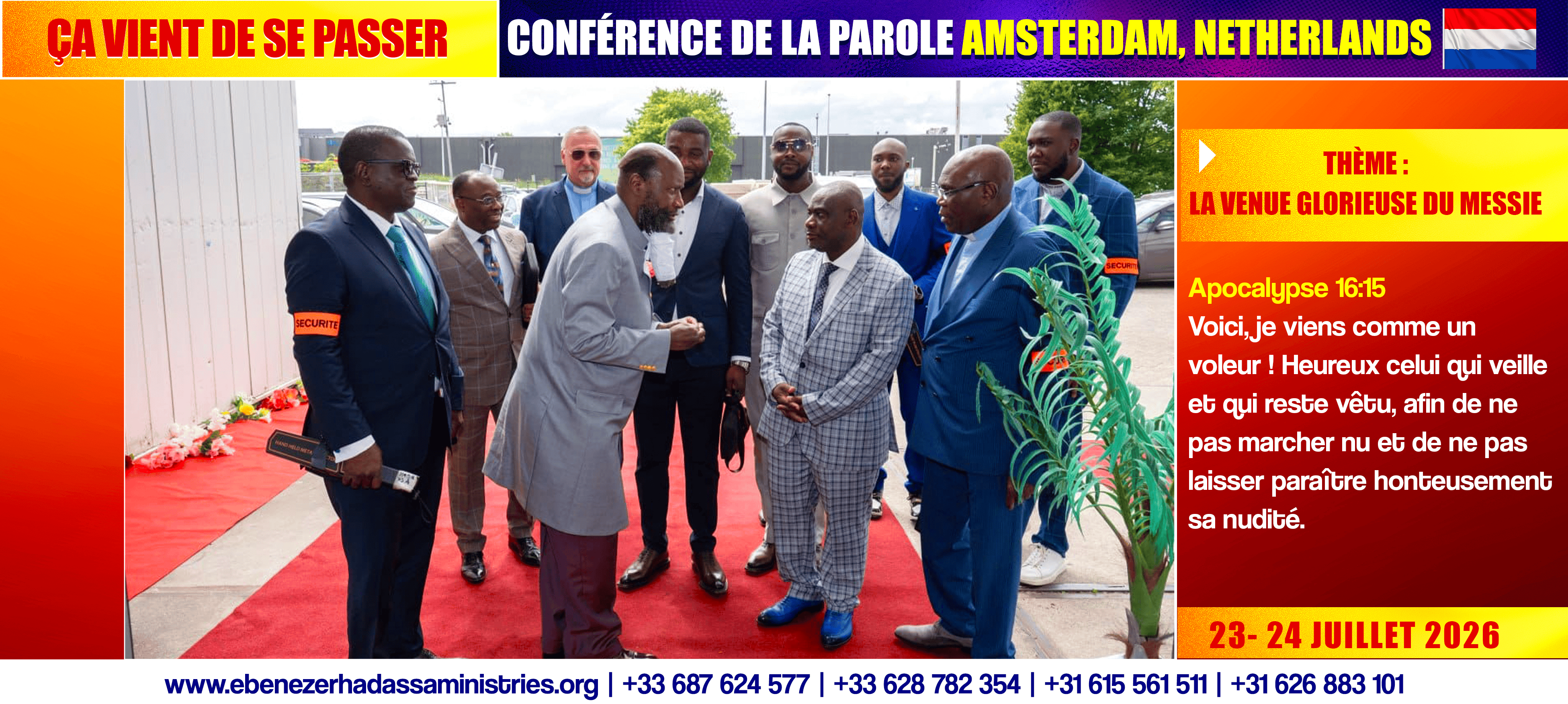 Hadassa Ministries meeting — April 2026
