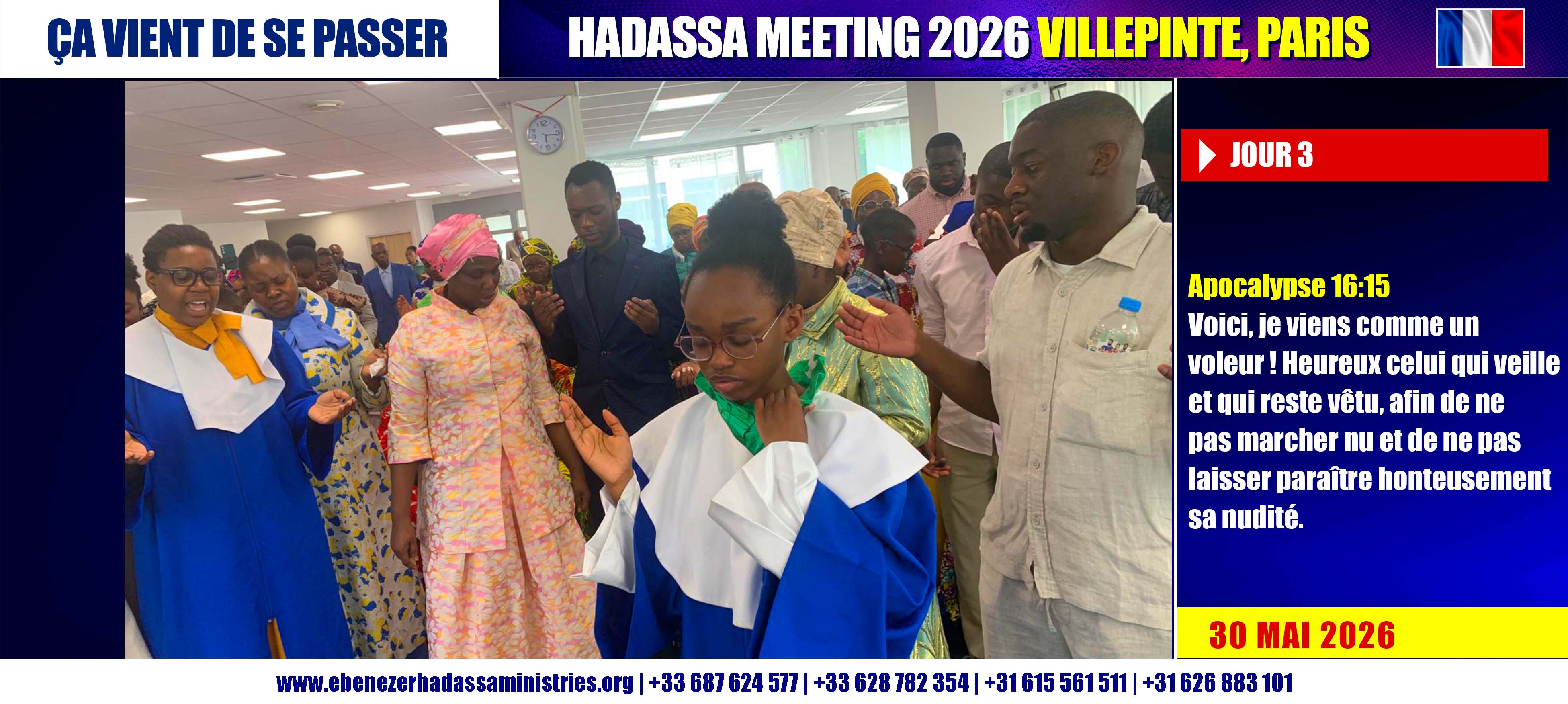 Hadassa Ministries meeting — April 2026