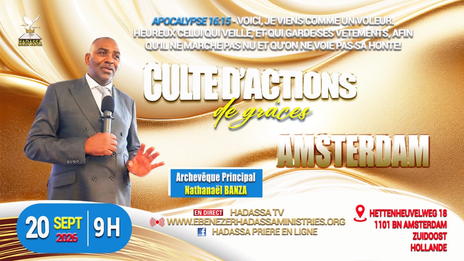 Hadassa Ministries meeting — April 2026